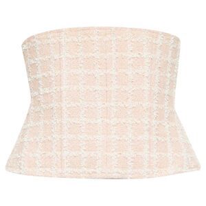 Chanel Tweed Silk Lined Corset Belt